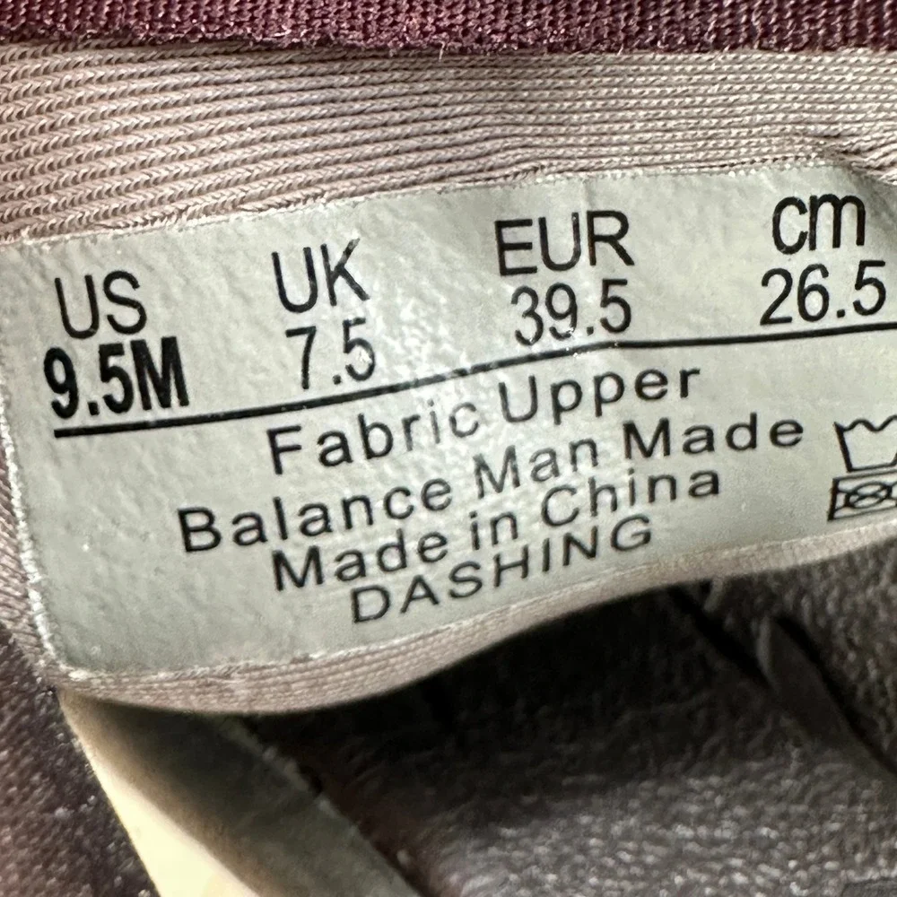NEW Bzees Dashing Womens 9.5M Dark Plum Brown‎ Stretch Wedge Slingback Sandals